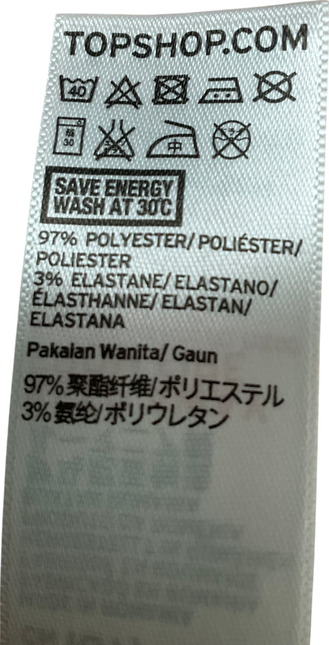 Topshop Pink Wrap Dress UK 12