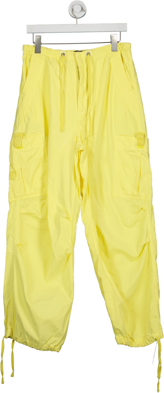 Jaded London Yellow Parachute Cargo Pants UK S