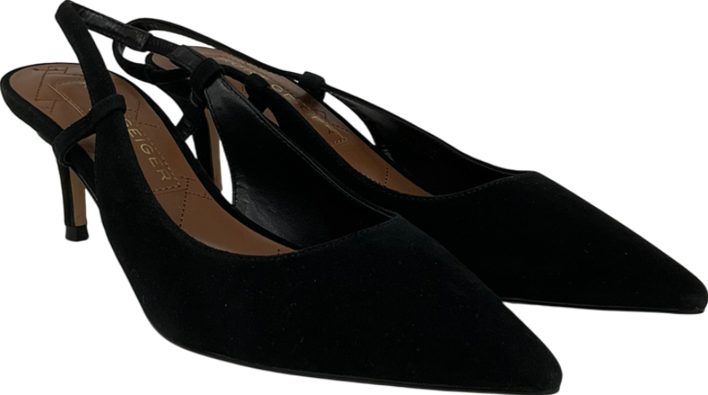 Kurt Geiger Black Karla Otto Slingback Heel UK 5 EU 38 👠
