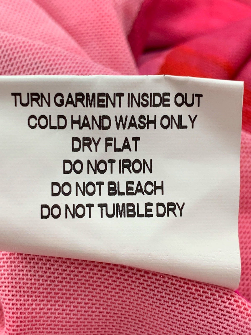 Farai London Red Pink Print Ruched Dress Size UK S