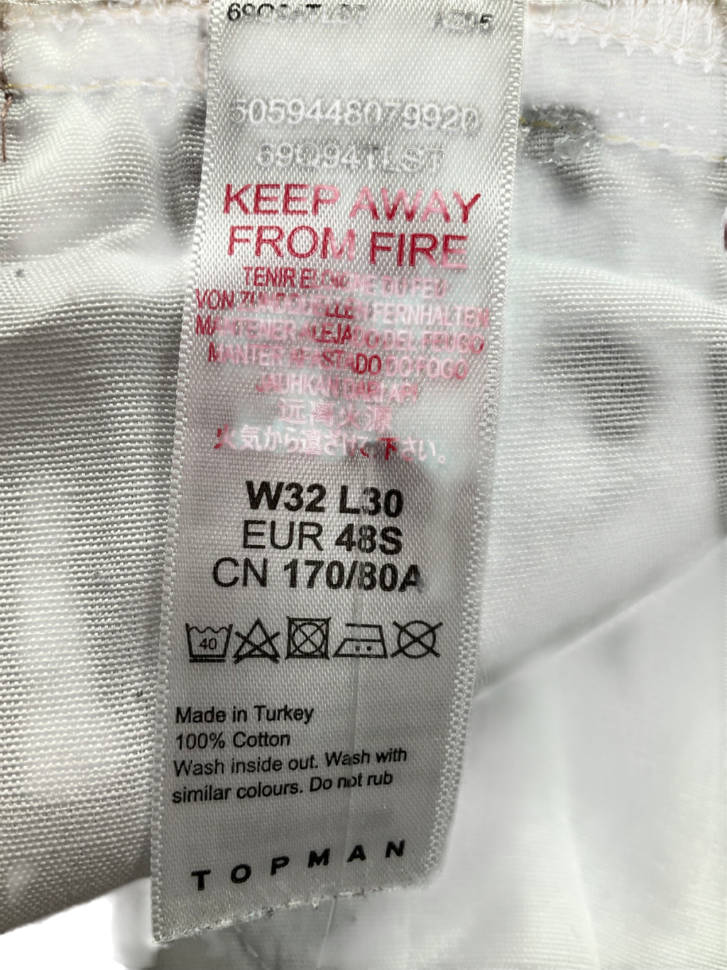 Topshop Blue Mom Jeans W32