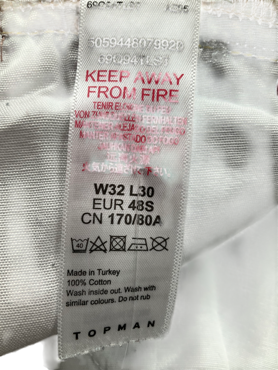 Topshop Blue Mom Jeans W32