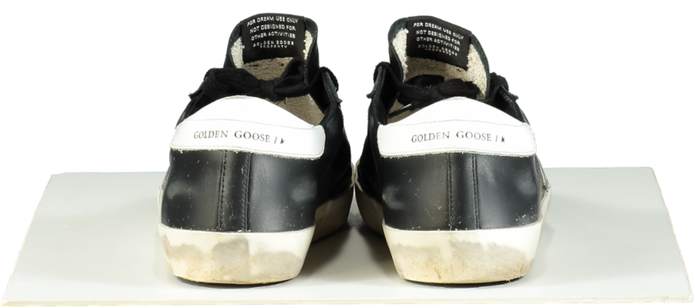 Golden Goose Black Superstar Sneakers UK 8 EU 42