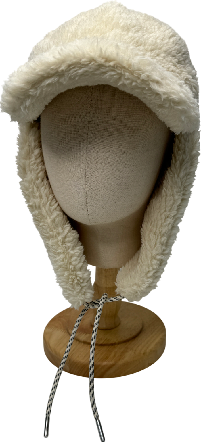 Varley Cream Kilby Sherpa Flap Cap One Size
