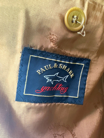 Paul & Shark Beige Corduroy Blazer UK XXL