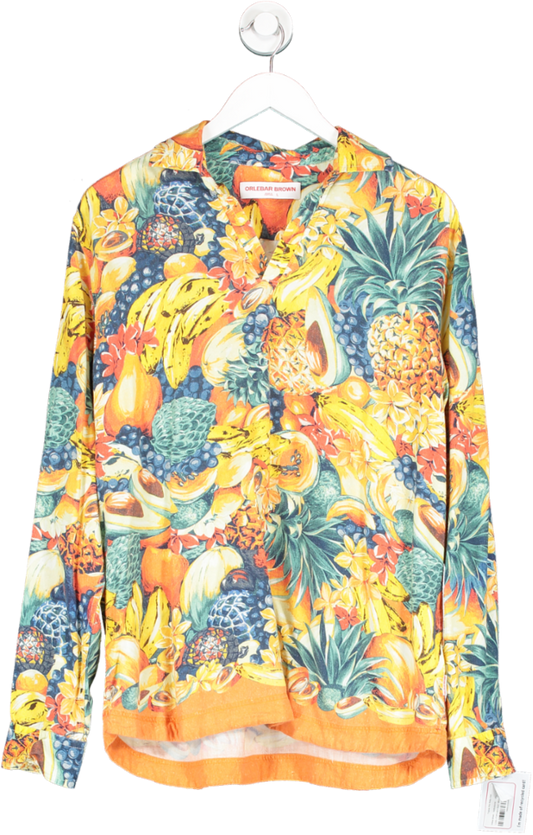 Orlebar Brown Multicoloured Tropical Print Ridley Shirt UK L