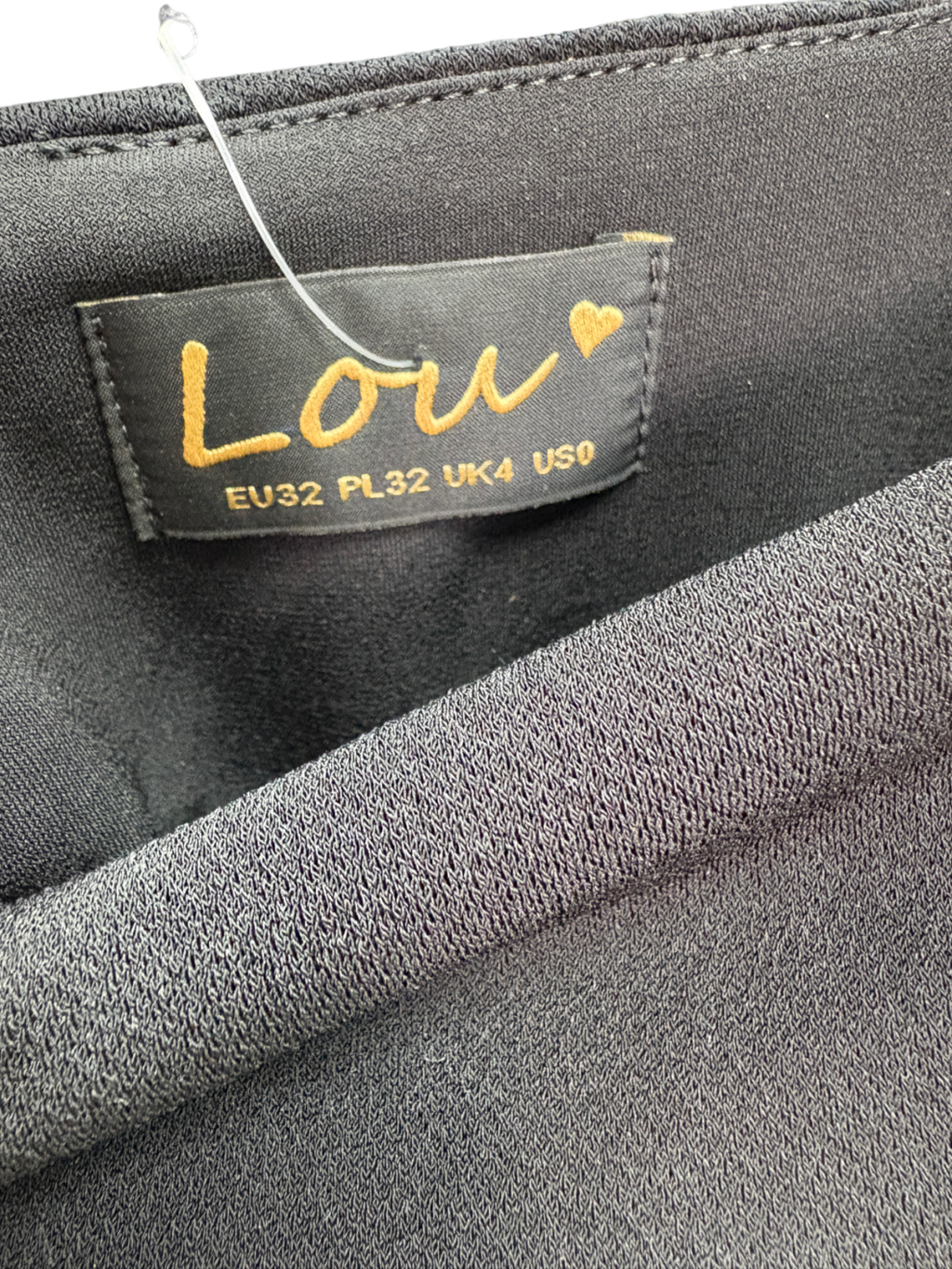 Lou Black Kapil Cutout Draped Mini Dress UK 4