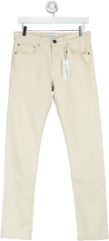 Calvin Klein Beige Skinny Jeans UK W30