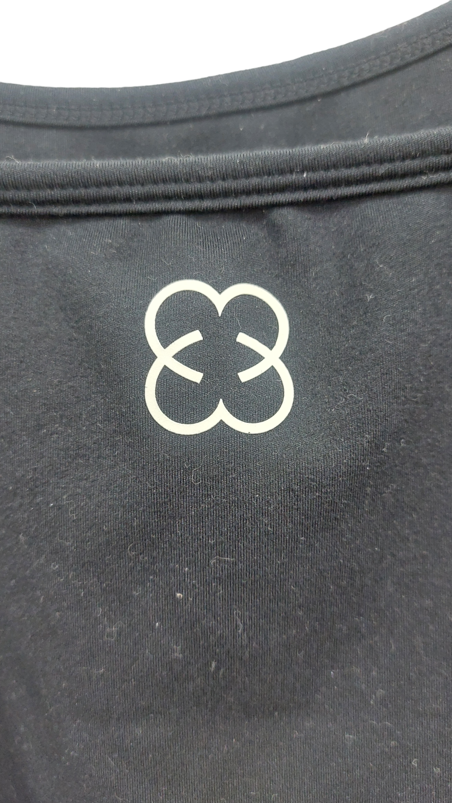 Saski Black Cropped Tank UK S