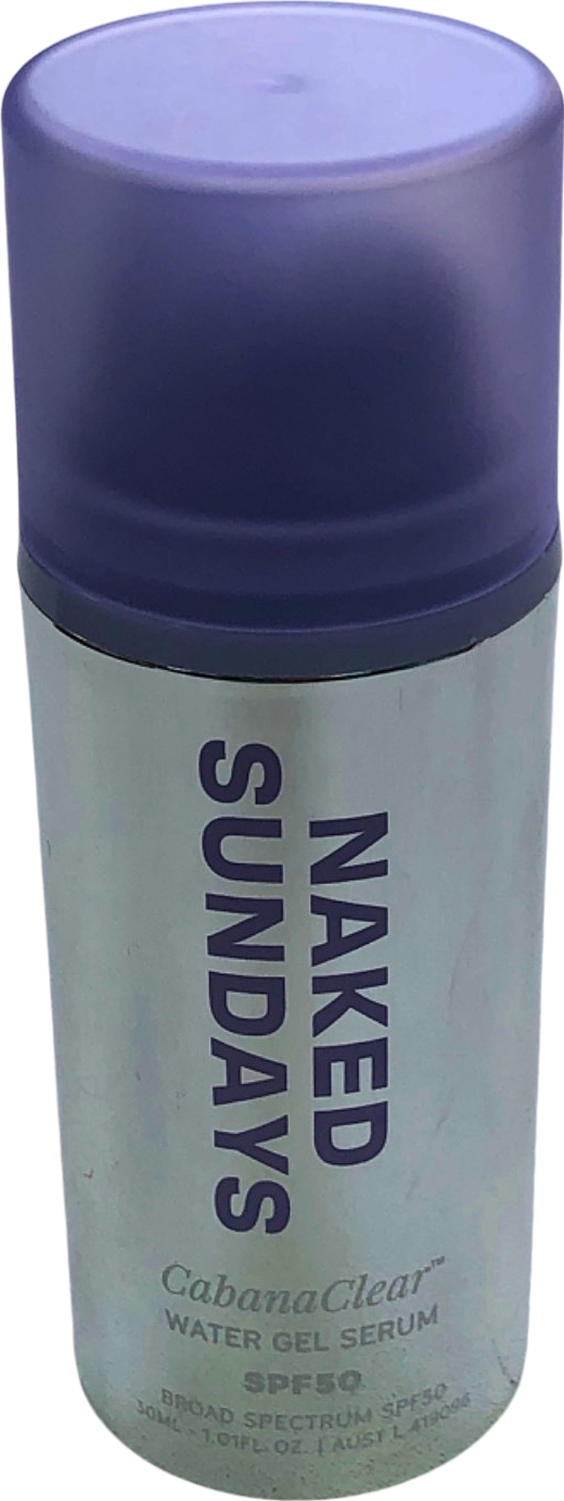 Naked Sundays CabanaClear Water Gel Serum SPF50 30ml