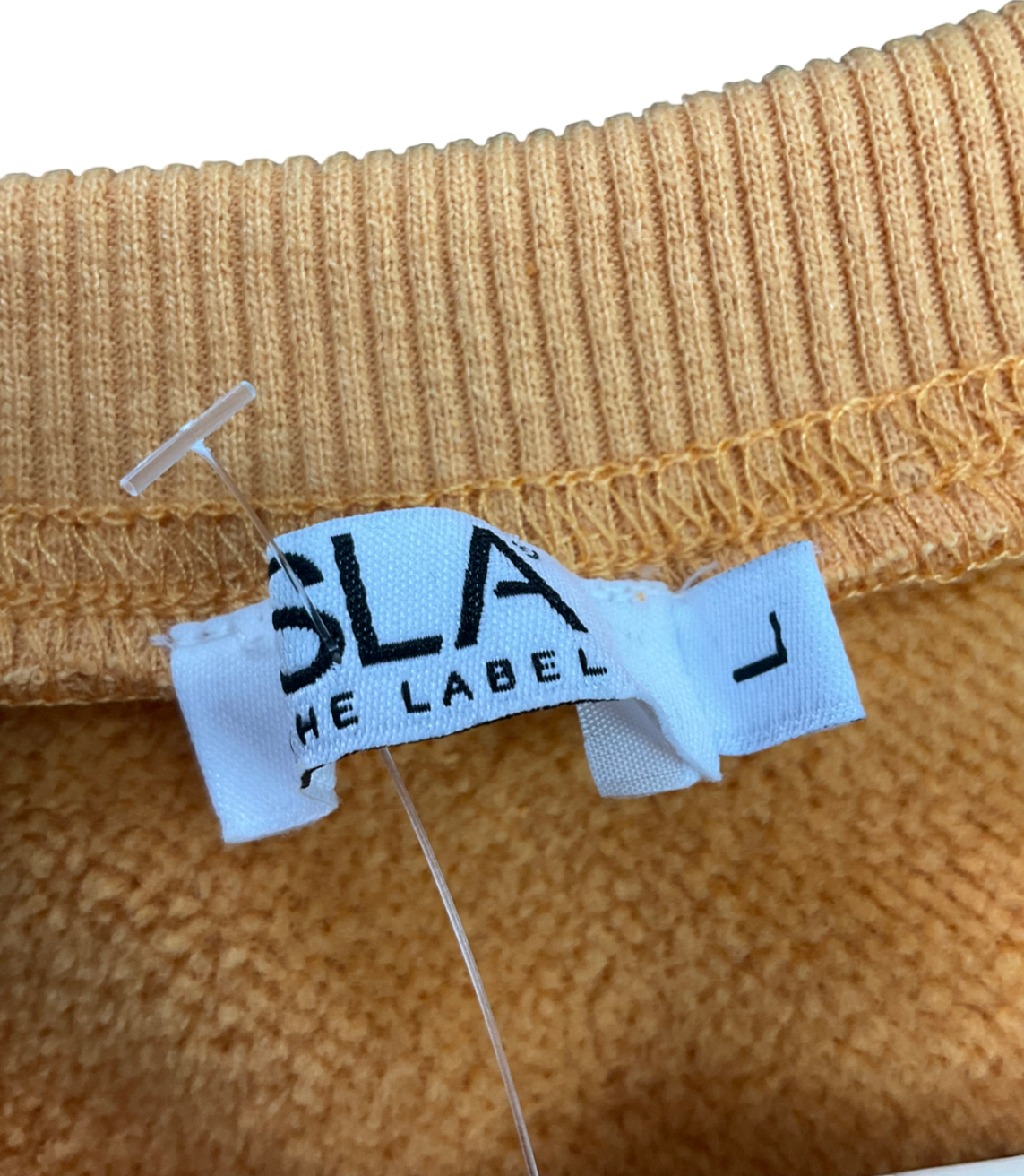 SLA the label Orange Cotton sweatshirt UK L
