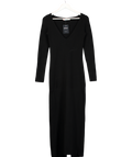 FP Beach Black Drop Neck Long Sleeve Dress UK 6
