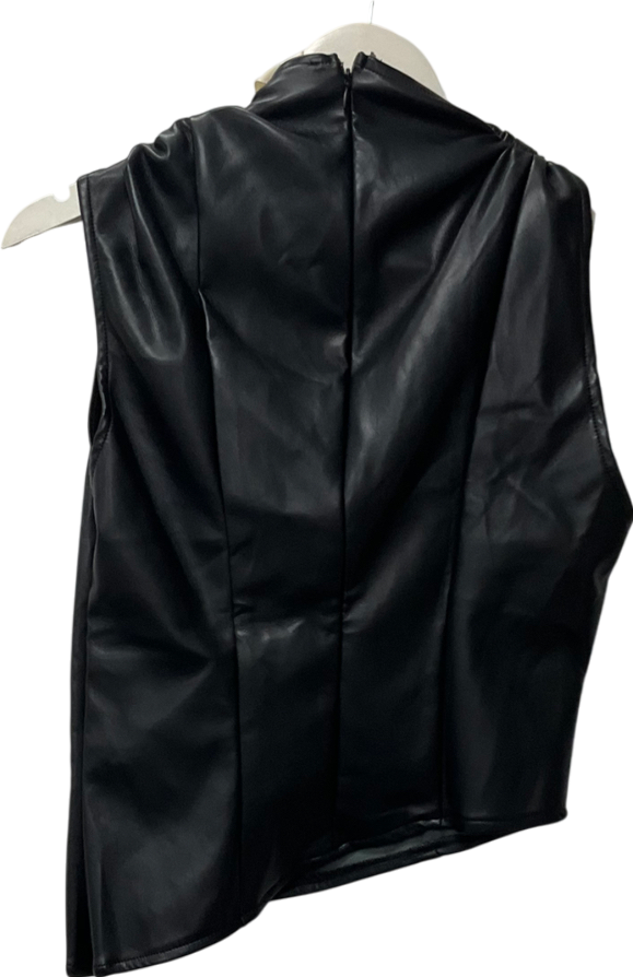 Mars the Label Black Tank Top With Ring Detailing Design UK 12