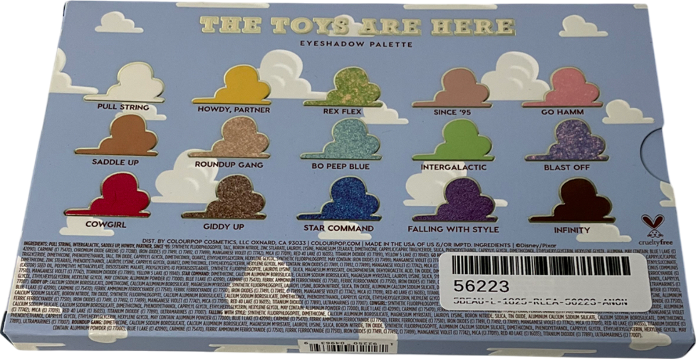 colourpop The Toys Are Here Eye Shadow Palette The Toys Are Here 17.3g