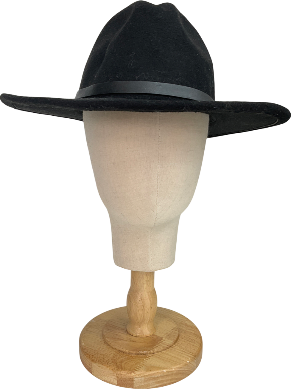 Accessorize Black Wool Fedora Hat