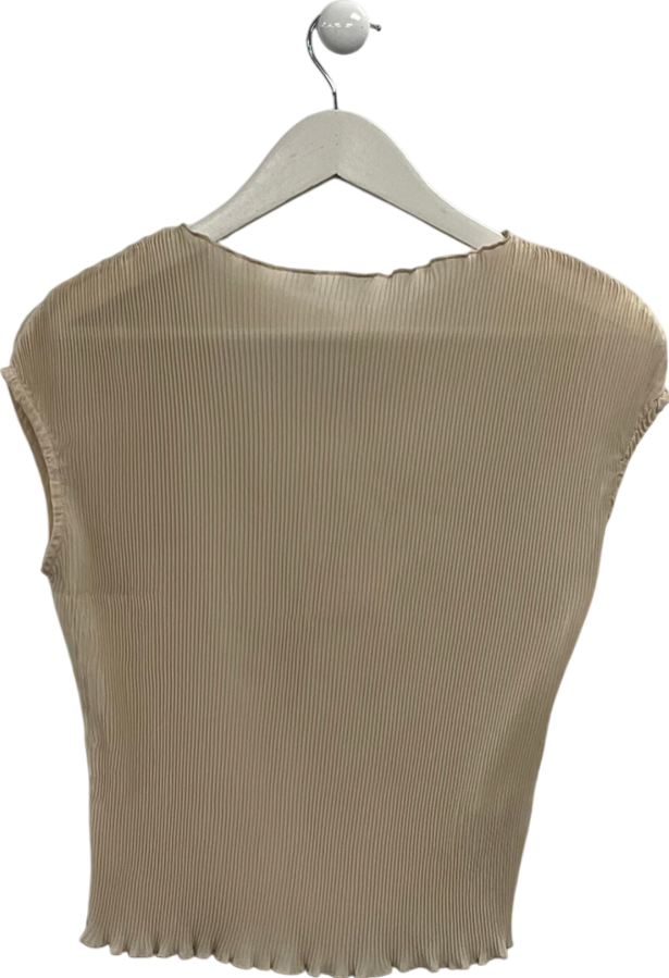 peppermayo Cream Gemma Cap Sleeve Top UK 8
