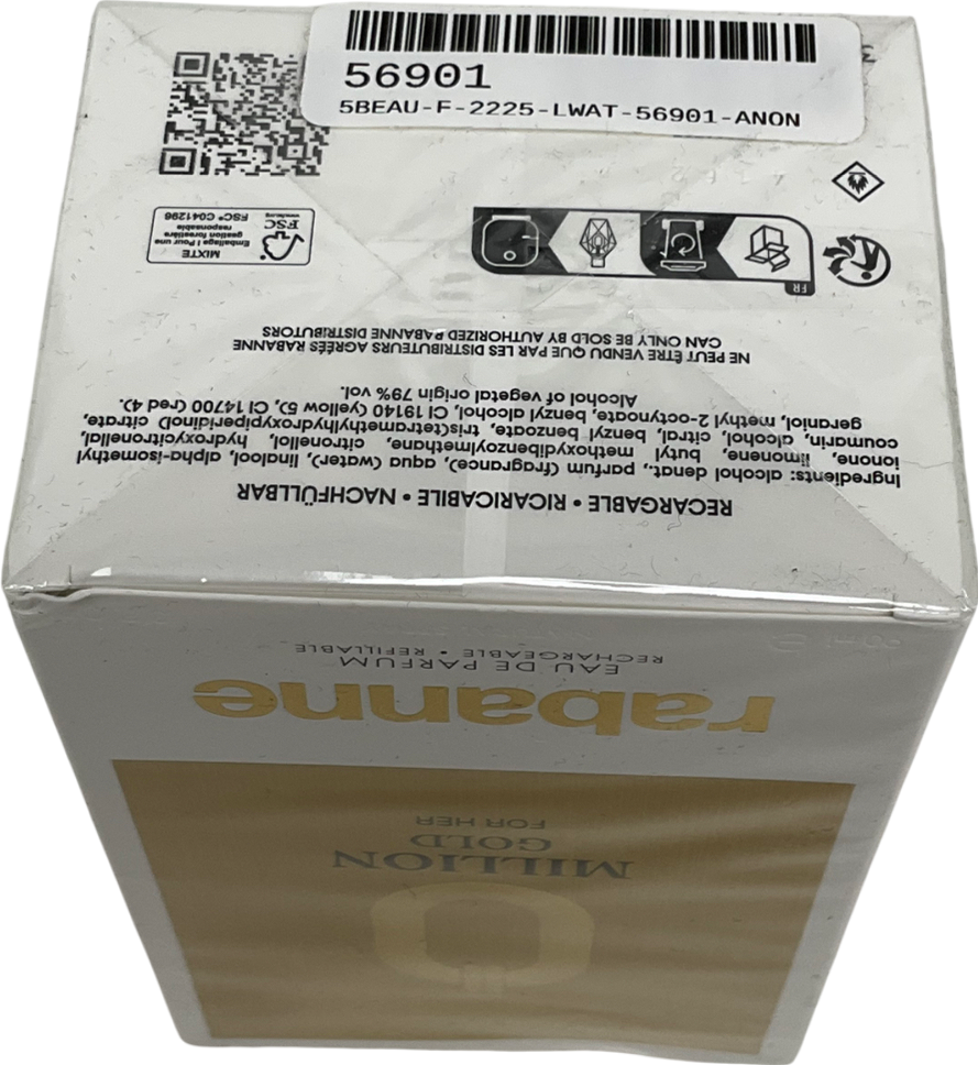 Paco Rabanne Gold For Her Eau De Parfum Refillable 90ml