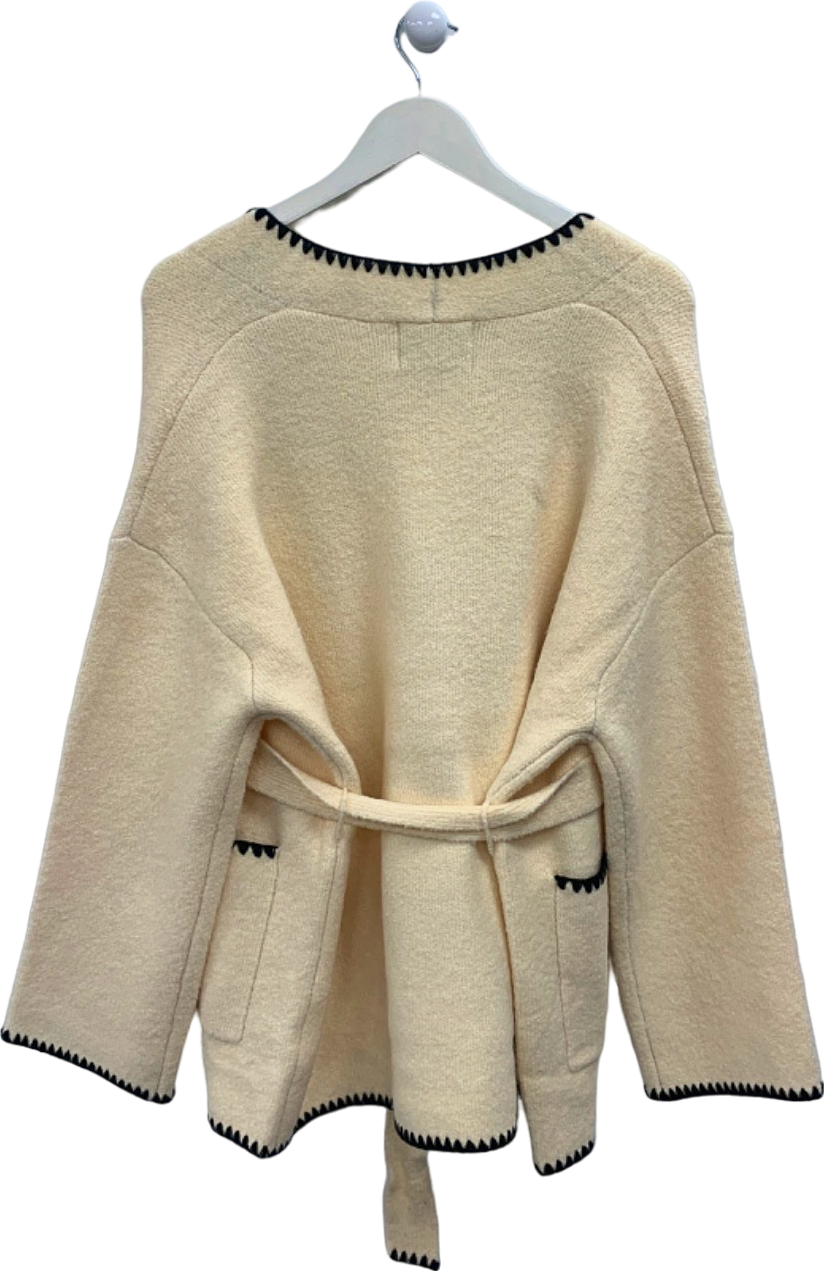 River Island Cream Cardigan UK M