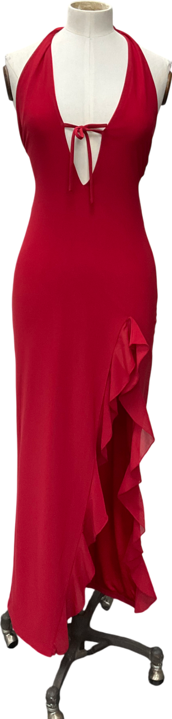 White Fox Red Day By Day Maxi Dress Cherry UK L