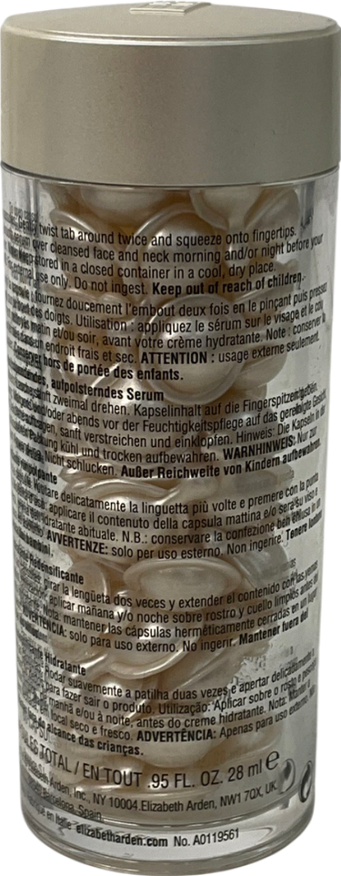 Elizabeth Arden Hyaluronic Acid Ceramide 60 Capsules Hydra Plumping Serum 60
