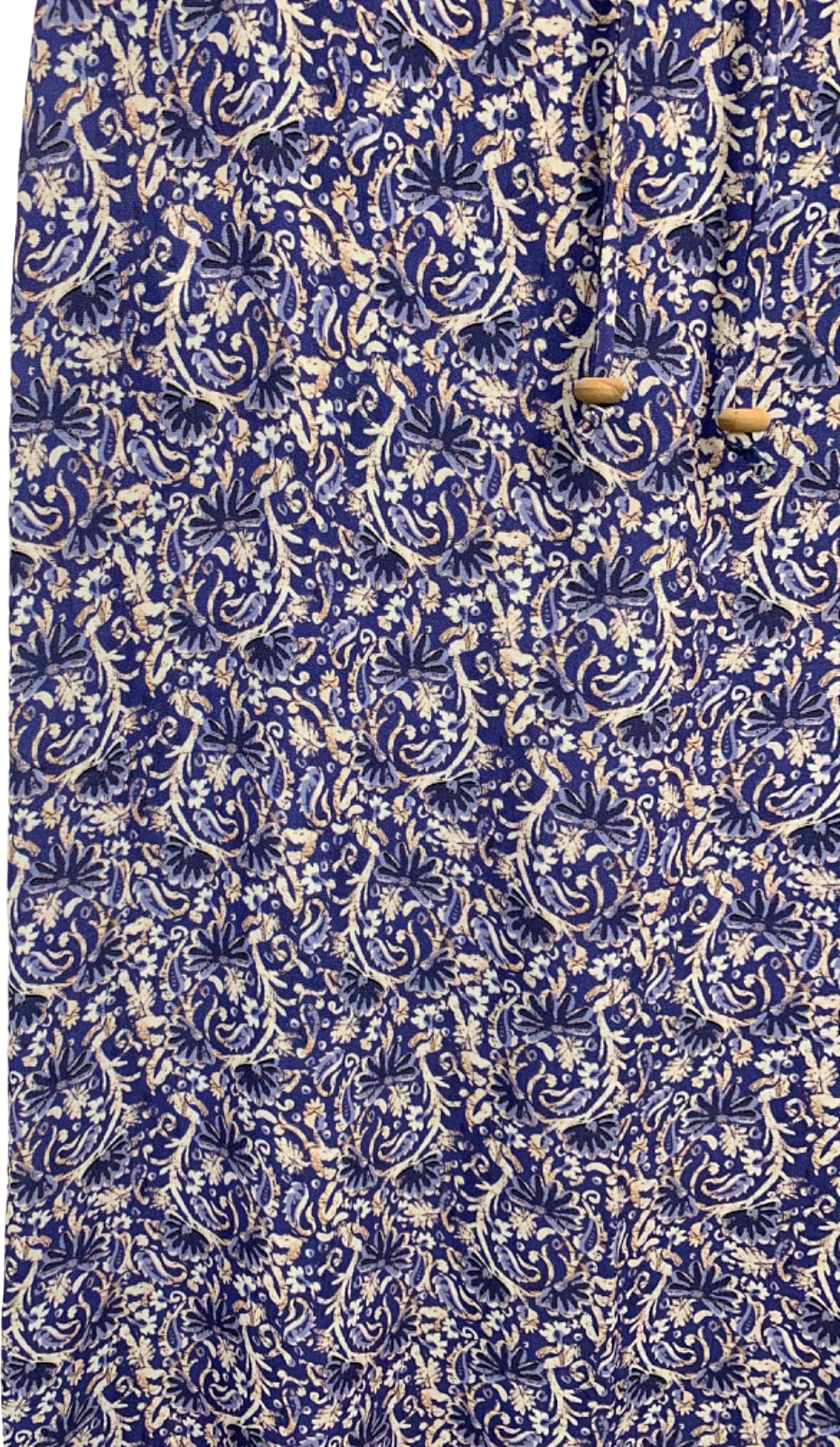 Mango Blue Floral Skirt UK S