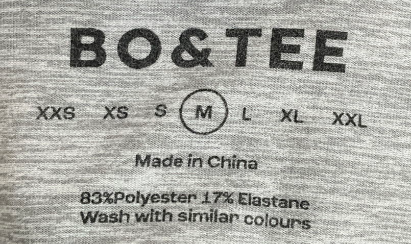 Bo + Tee Grey Bamboo Basic Bralette And Boxer Short Set UK M