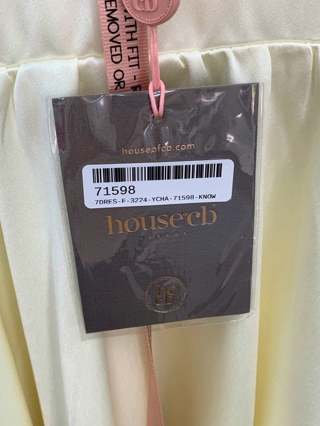 House of CB Ivory Shiema Mini Dress UK M