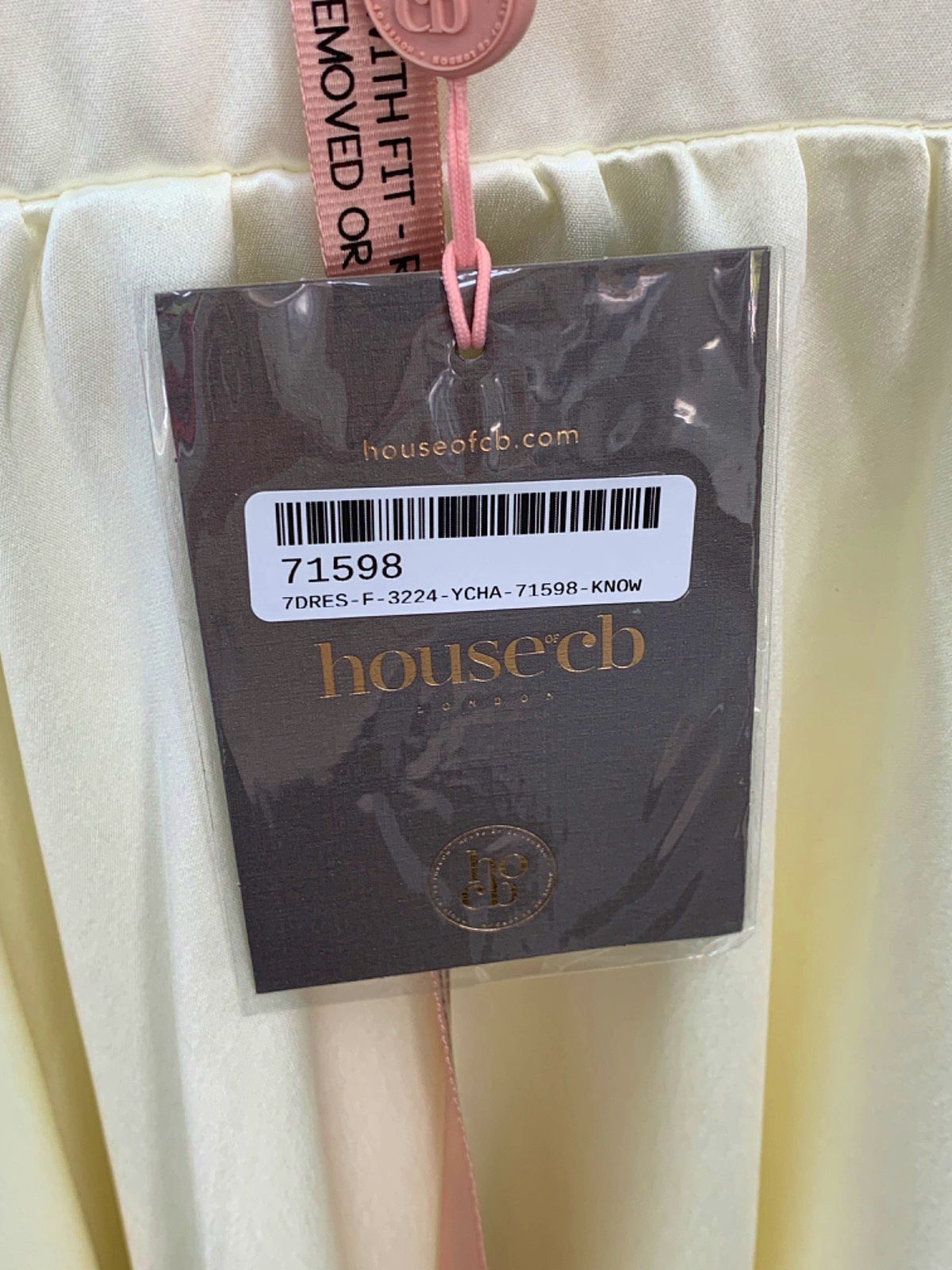 House of CB Ivory Shiema Mini Dress UK M