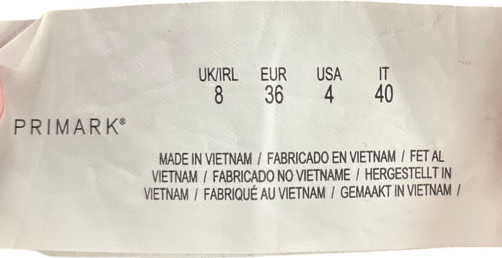 Primark Coral Pink Cord Set With Tie Up Cropped Blazer UK 8