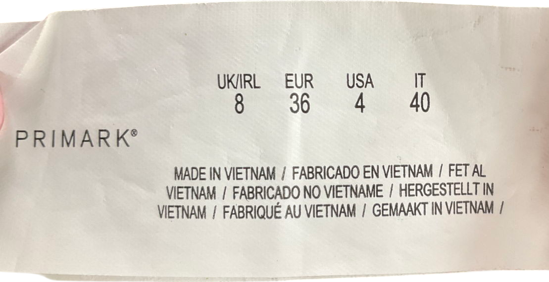 Primark Coral Pink Cord Set With Tie Up Cropped Blazer UK 8