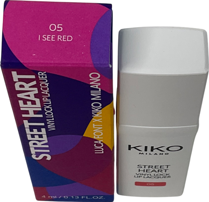 kiko Street Heart Vinyl Lock Lip Lacquer 05 4 ml