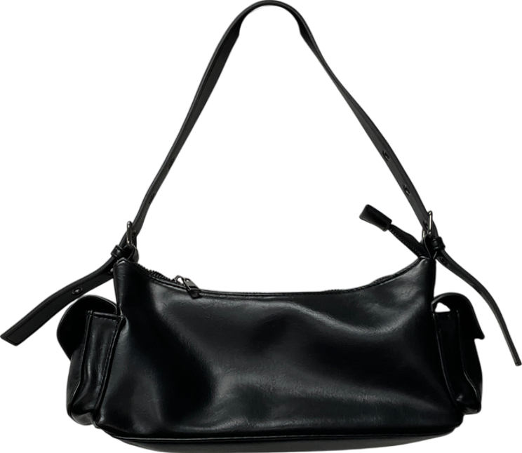even&odd Black Shoulder Bag