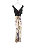 Yamamay Nude Floral Long Chemise Dress UK S