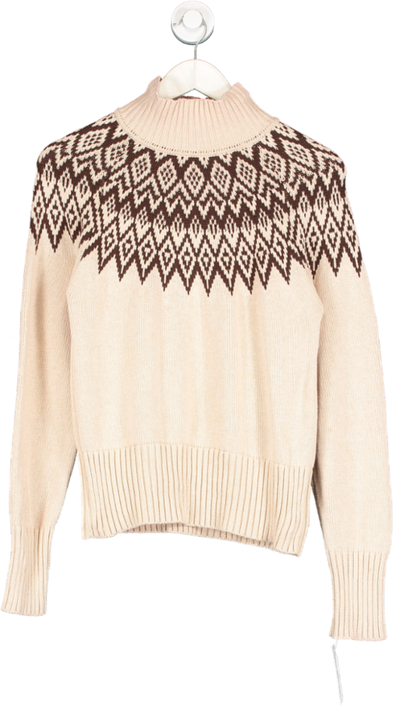 Beaumont Organic Brown Jillian Organic Cotton Jumper UK XS