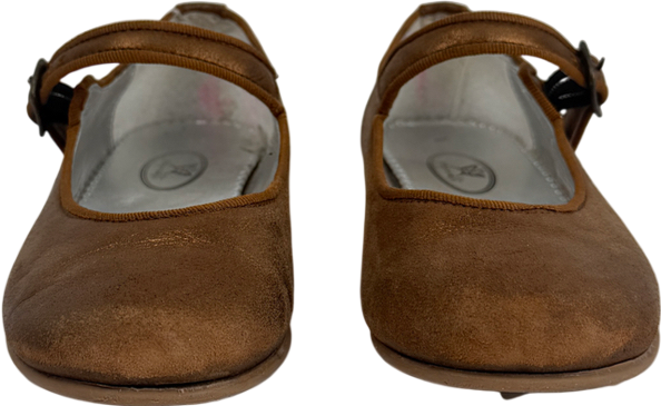 Papouelli Angelica Buckle Metallic UK 10 EU 28 👼