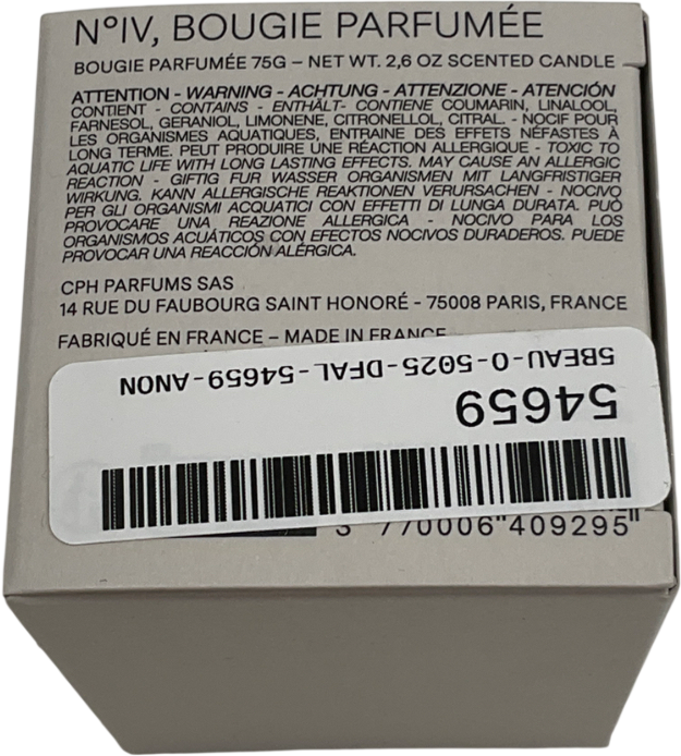 Marc-Antoine Barrois Cream N°vi Scented Wax Candle One Size