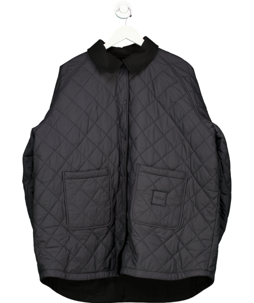 T/ALA Quilted Reversible Barn Jacket - Black UK XL