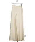 ASOS Cream Tailored High Waist Corset Detail Palazzo Trousers In Buttermilk UK 6