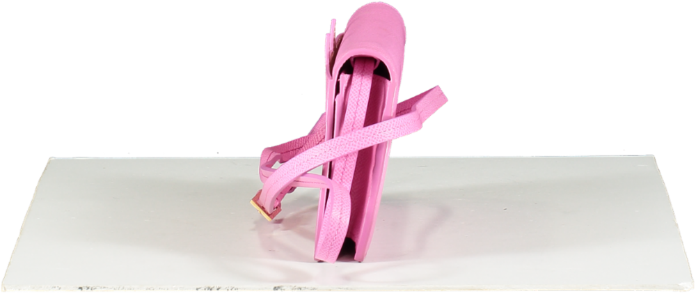 Charlotte Olympia 'kitty' Crossbody Purse In Pink Calf Leather One Size