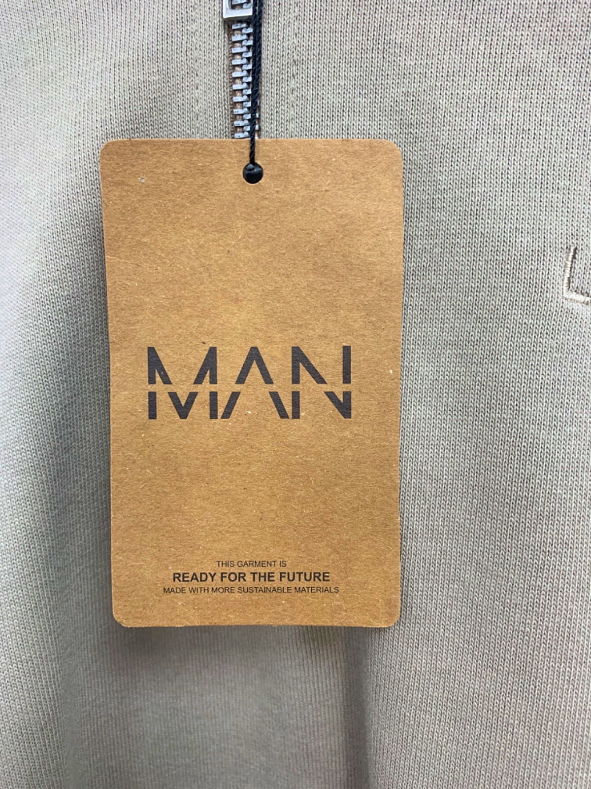 Boohoo Man Beige Limited Edition Hoodie UK L