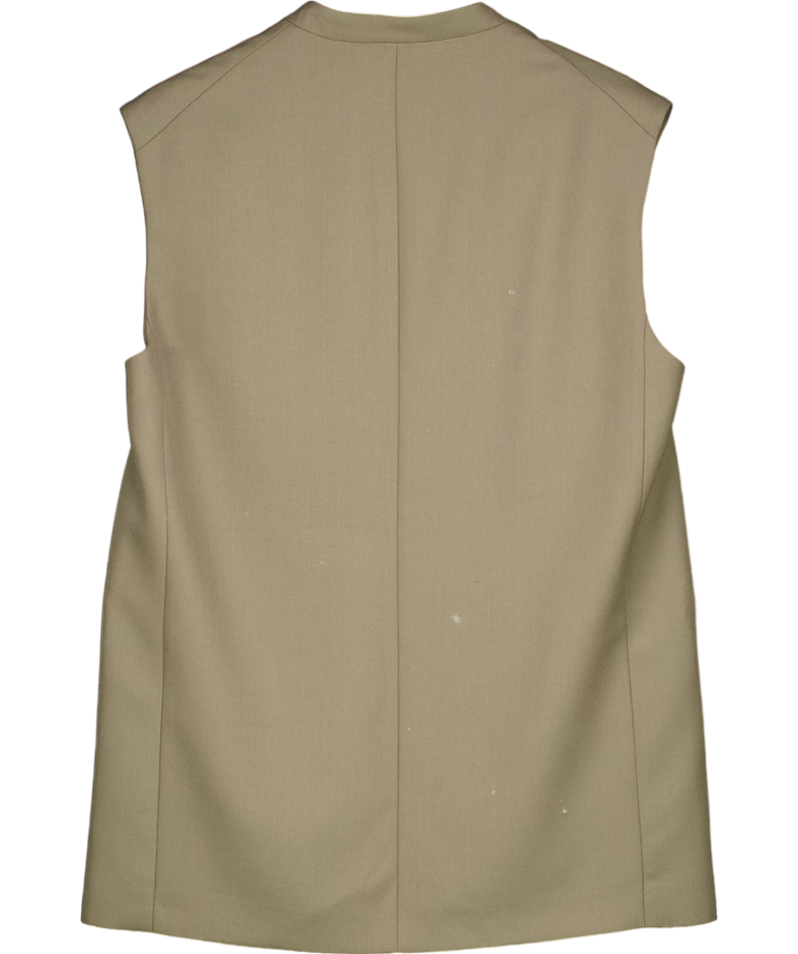 Arket Green / Grey Tailored Waistcoat UK 8