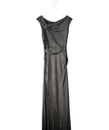 Issa Black Cowl Neck Maxi Dress UK 8