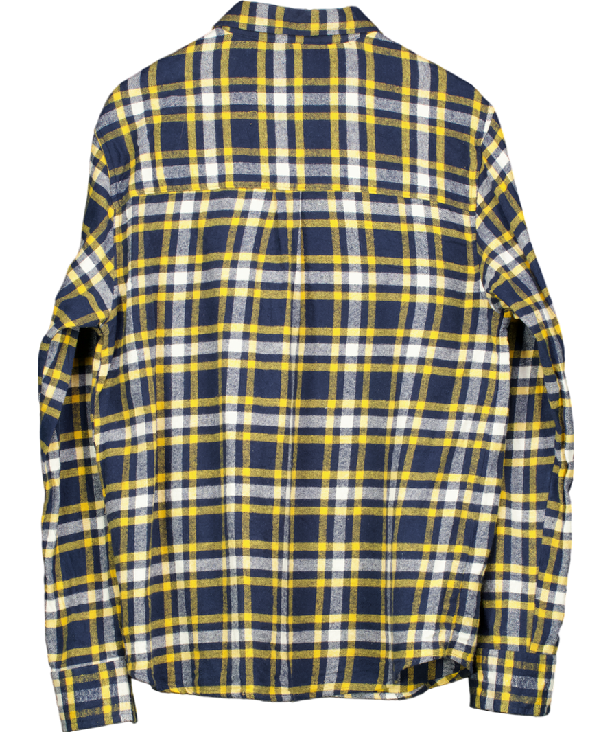 Mountain Warehouse Blue Flannel Long Sleeve Shirt UK L