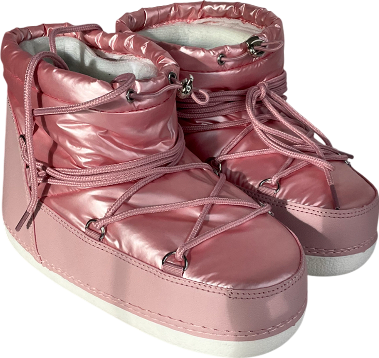 Public Desire Pink Zuri Low Ankle Snow Boot UK 5 EU 38 👠