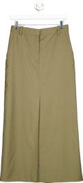 Tom James Olive Green Wide Leg Trousers UK 10
