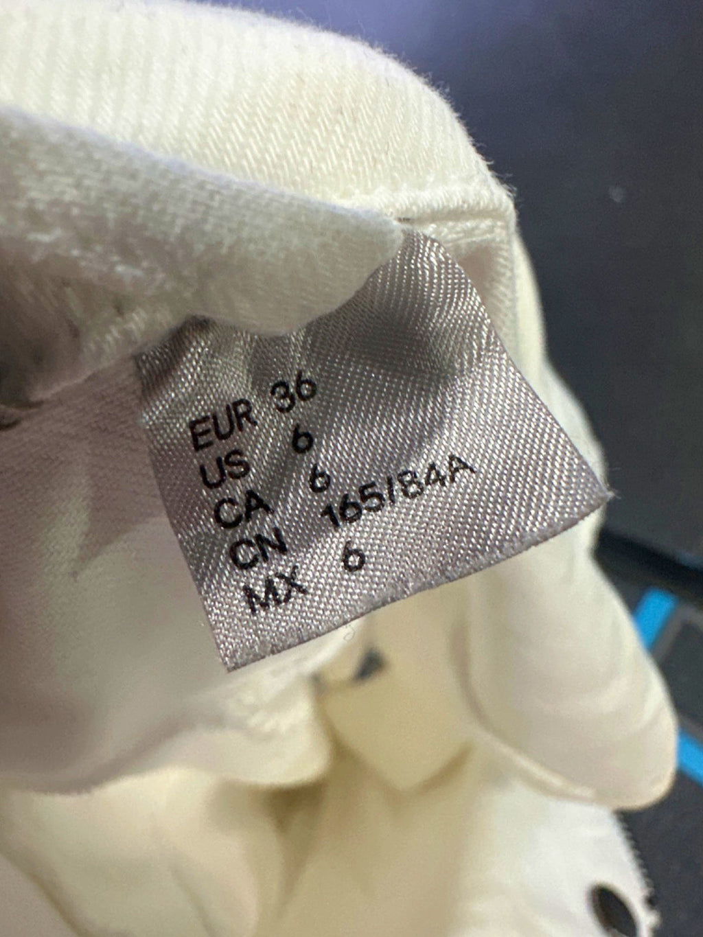 H&M White Sleeveless Belted Dress UK 4