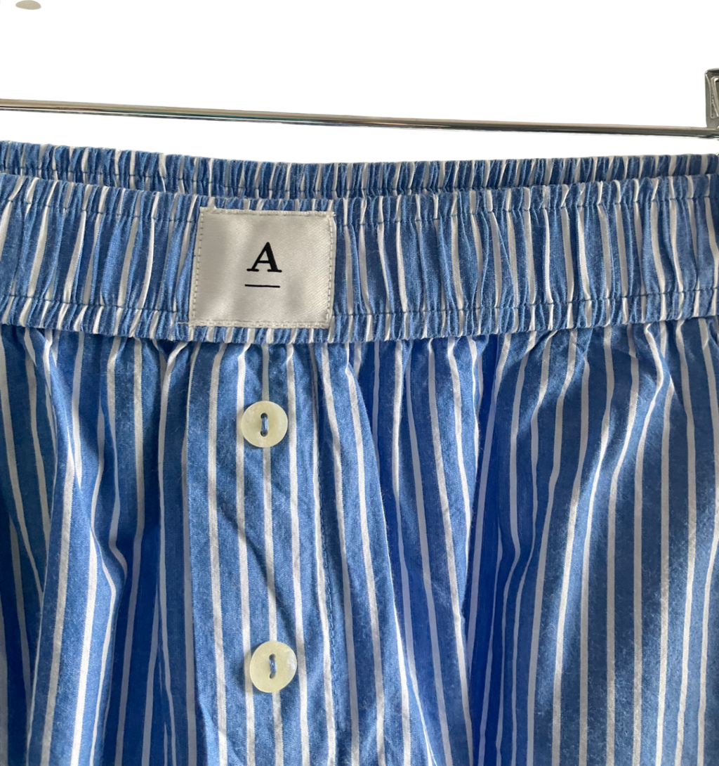 Anthropologie Blue Wren Boxer Trouser Pants UK XS