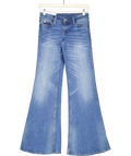 Cheap Monday Blue Low Waist Flared Leg Super Stretch Jeans W26