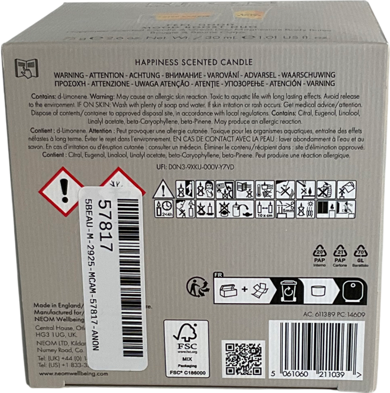 NEOM White Feel Good Mood Boost Duo One Size