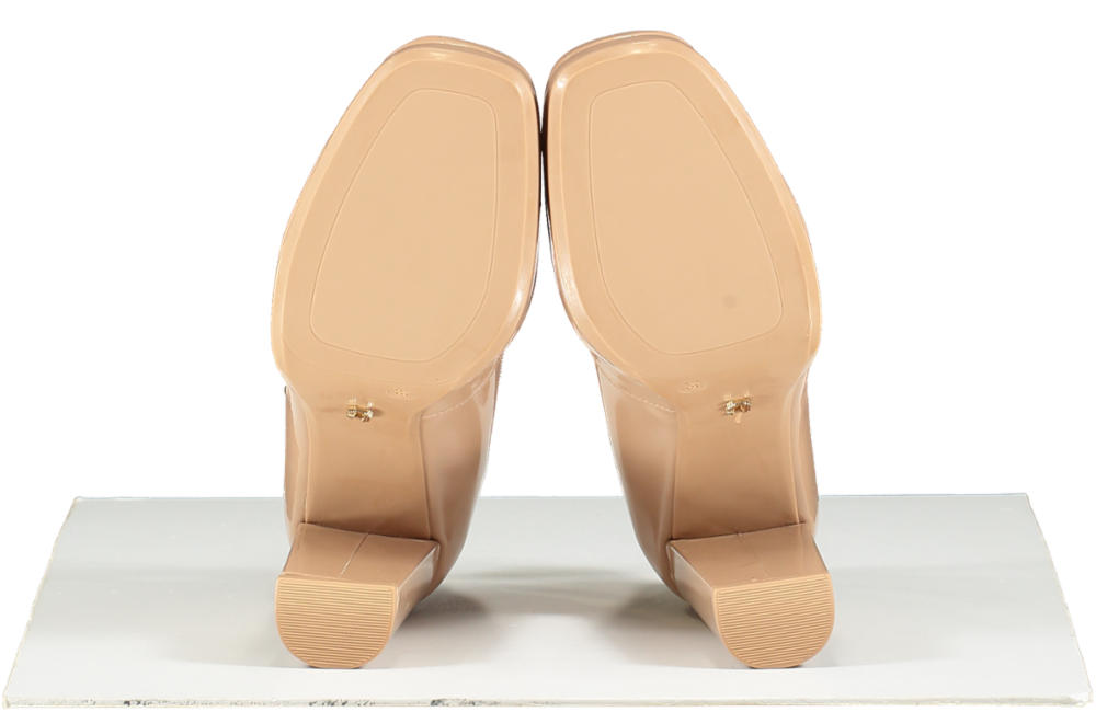 Carvela Beige Camel Patent Leather Platform Court Shoes Bnib UK 3 EU 36 👠